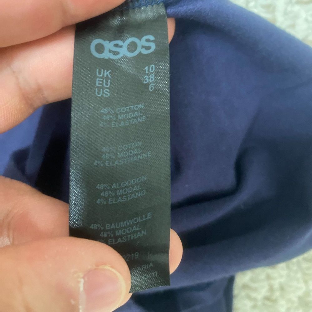 ASOS Women's Size US 6 UK 10 Long Sleeve Round Neck Maxi Dress - Picture 4 of 4